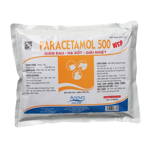 PARACETAMOL 500 WSP