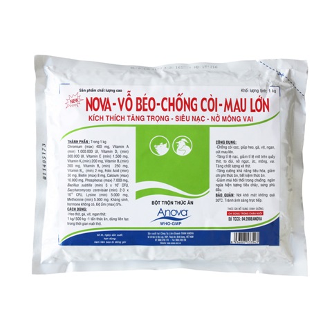 NOVA-VỖ BÉO-CHỐNG CÒI-MAU LỚN